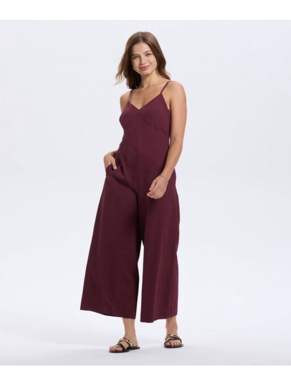 NWT a new day Women’s Wide-Leg Jumpsuit Size Large
